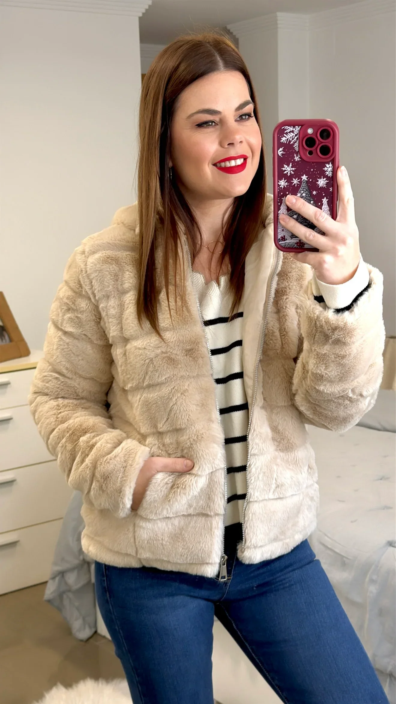 CHAQUETA MICHE BEIGE