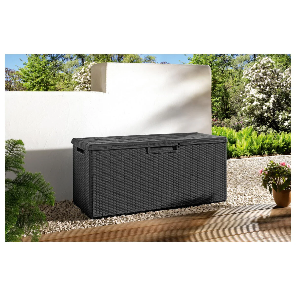 LIVARNO home Tuinbox 340 l, PreZero, met gasveren - B-keus zeer goed