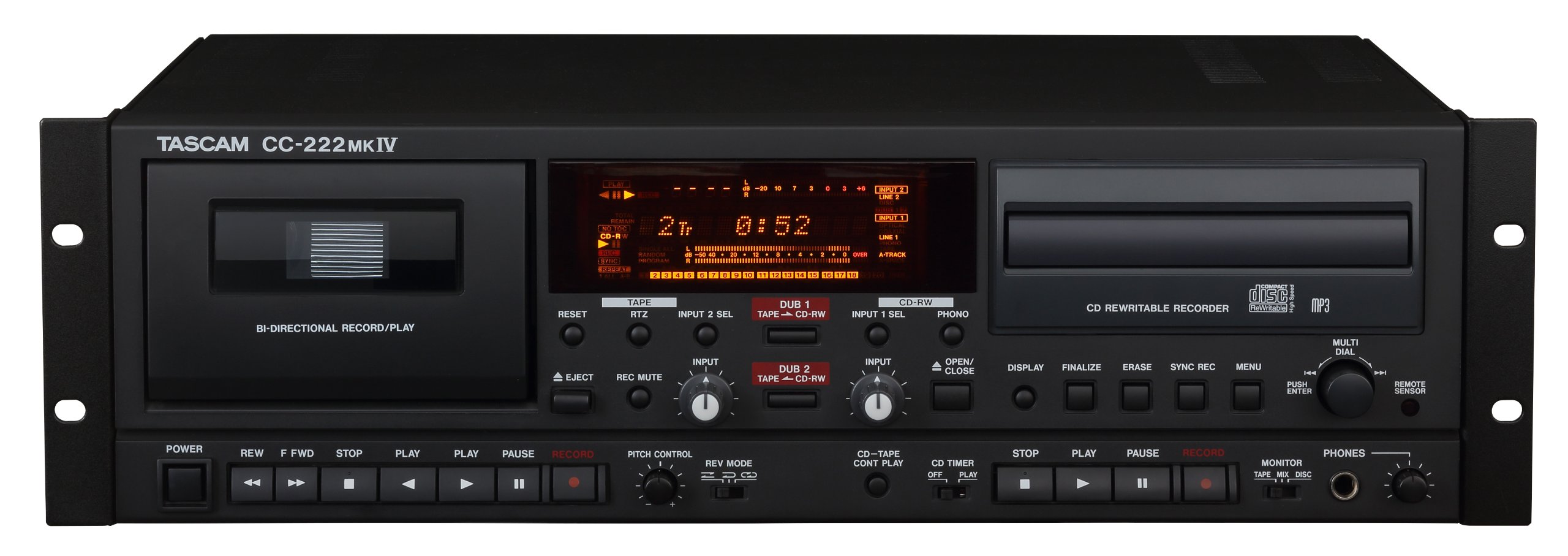 TASCAM CC 222mkIV Combination Cassette Recorder
