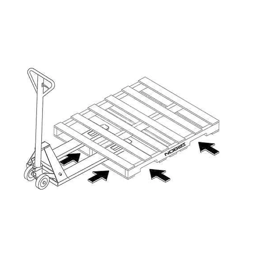 2025 Noblelift AC-4WAY Vier Richtingen Palletwagen �C Capaciteit 4.400 lb