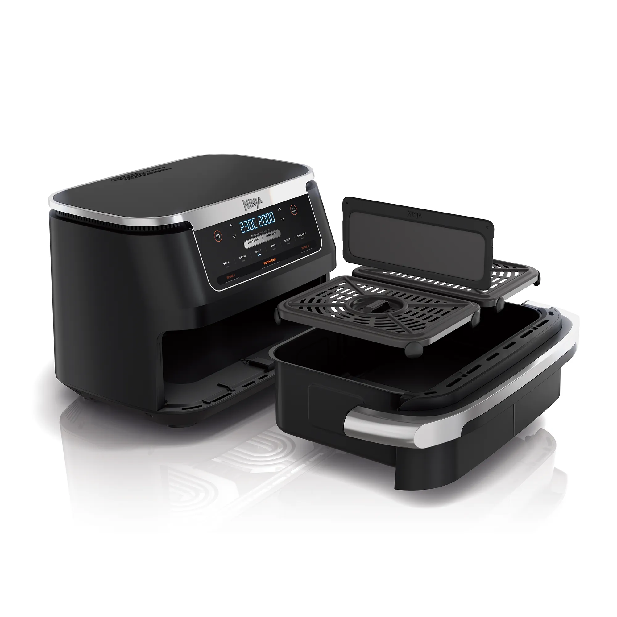 2025 Ninja FlexDrawer heteluchtfriteuse met 6,6 l MegaZone