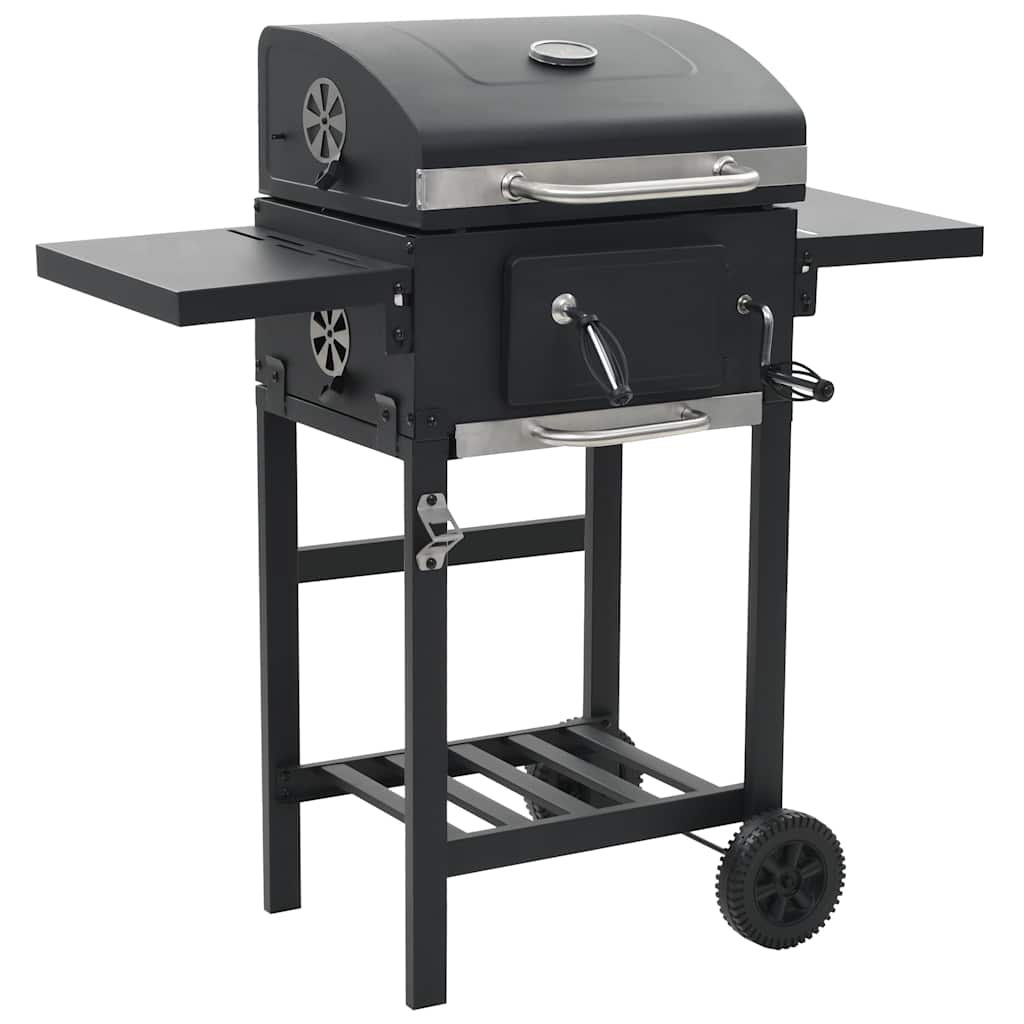 Grill węglowy z czarną dolną półką v6900