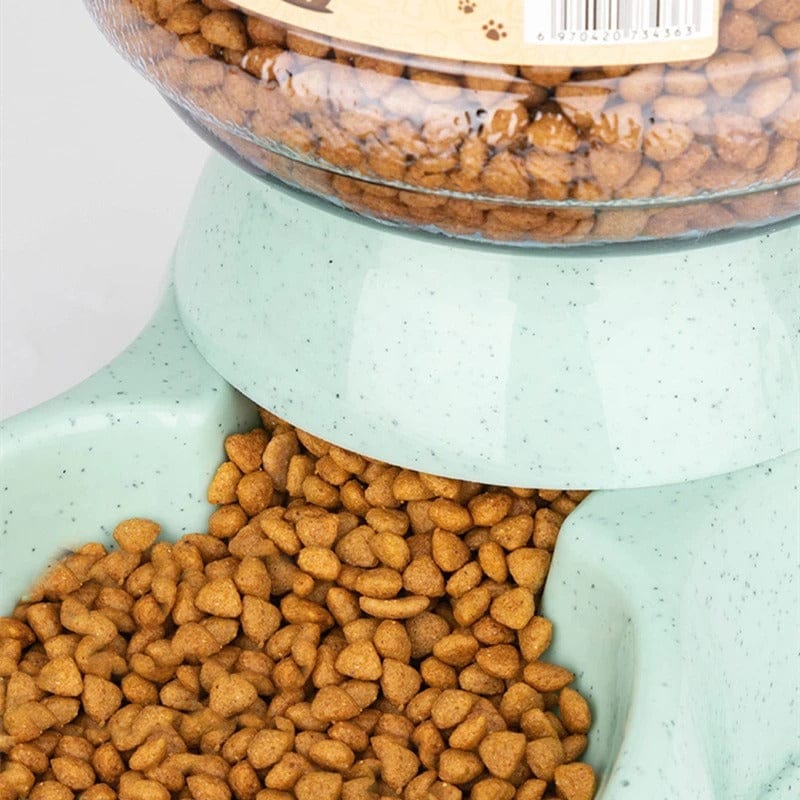 Large Capacity Pet Cat Dog Feeder & Water Dispenser