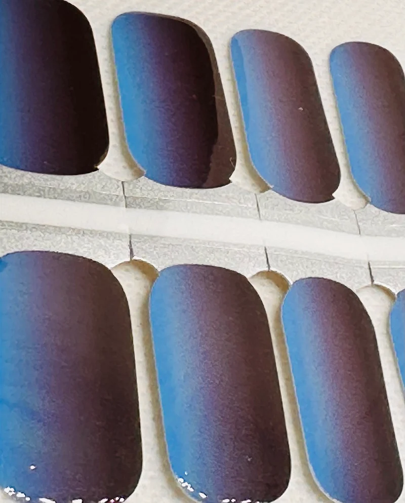 Vertical Blue Ombre