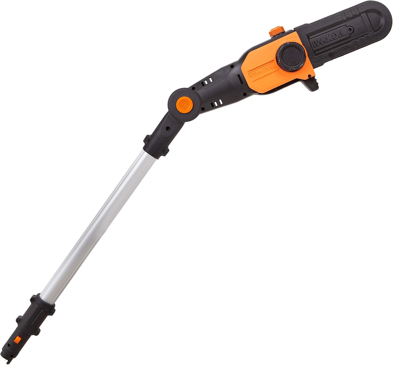 WORX WG252E.9 Akku Teleskop Heckenschere - 45cm Schnittbreite - 10-Fach Verstellbarer Teleskopstiel bis 3,20 Meter Hhe - PowerShare kompatibel - Ohne Akku & Ladegert