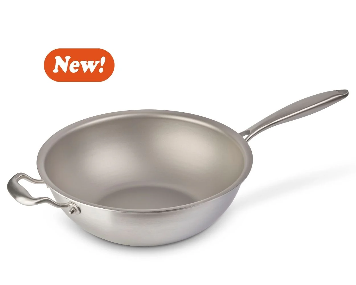 Wok Saltapasta ? 30 cm - Superficie di cottura di puro titanio