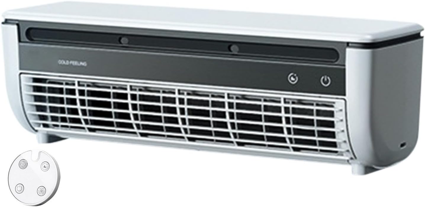 Luftkühler, tragbare Klimaanlage, Kühlventilator, 3 Geschwindigkeitsstufen mit kabellosem Laden, Verdunstungskühler für Innenräume, Schlafzimmer, Schlafzimmer