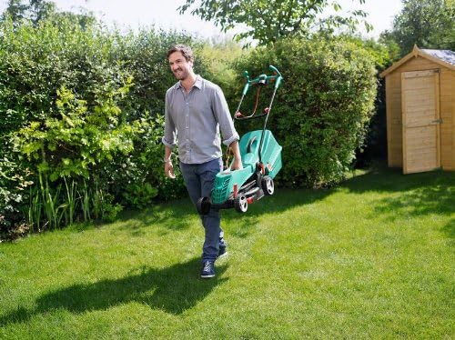 Bosch elektrische grasmaaier ARM 34 (opvangbak, karton, maaihoogte: 20-70 mm, maaibreedte: 34 cm, 11 kg, 1.300 W)