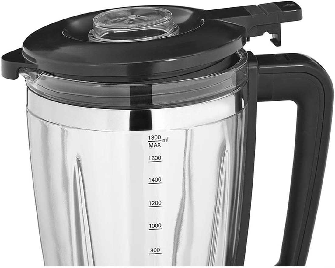 WMF Kult Pro Standmixer, 25.000 U/min, 1.400 Watt, Glasbehälter 1,8 l, Mixer Hochleistungsmixer, Smoothie-, Ice Crush- und Intervall-Funktion