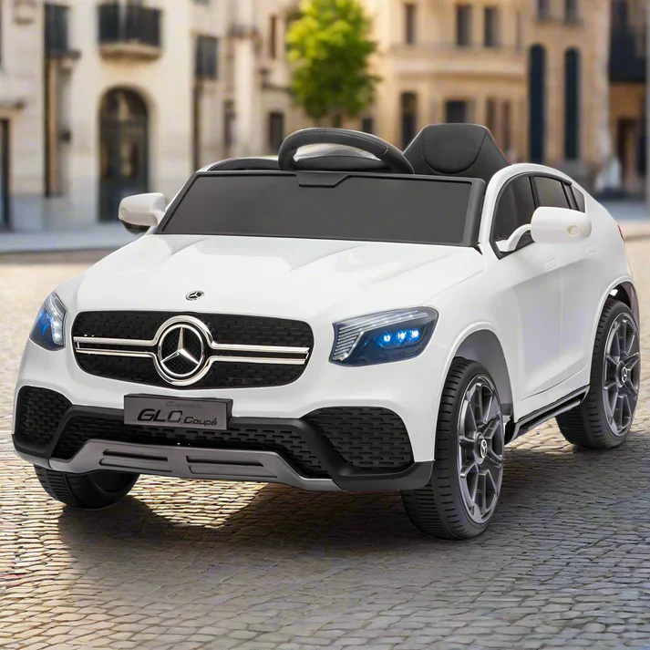 Licensed Mercedes Benz GLC 12V Ride on Kids Car with Remote - White