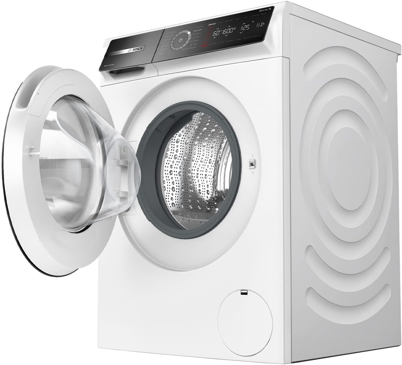 BOSCH WAN28127 Waschmaschine Serie 4, Frontlader mit 8kg Fassungsvermögen, 1400 UpM, Iron Assist, Active Water Plus, EcoSilence Drive, Speed Perfect, Weiß, 60cm
