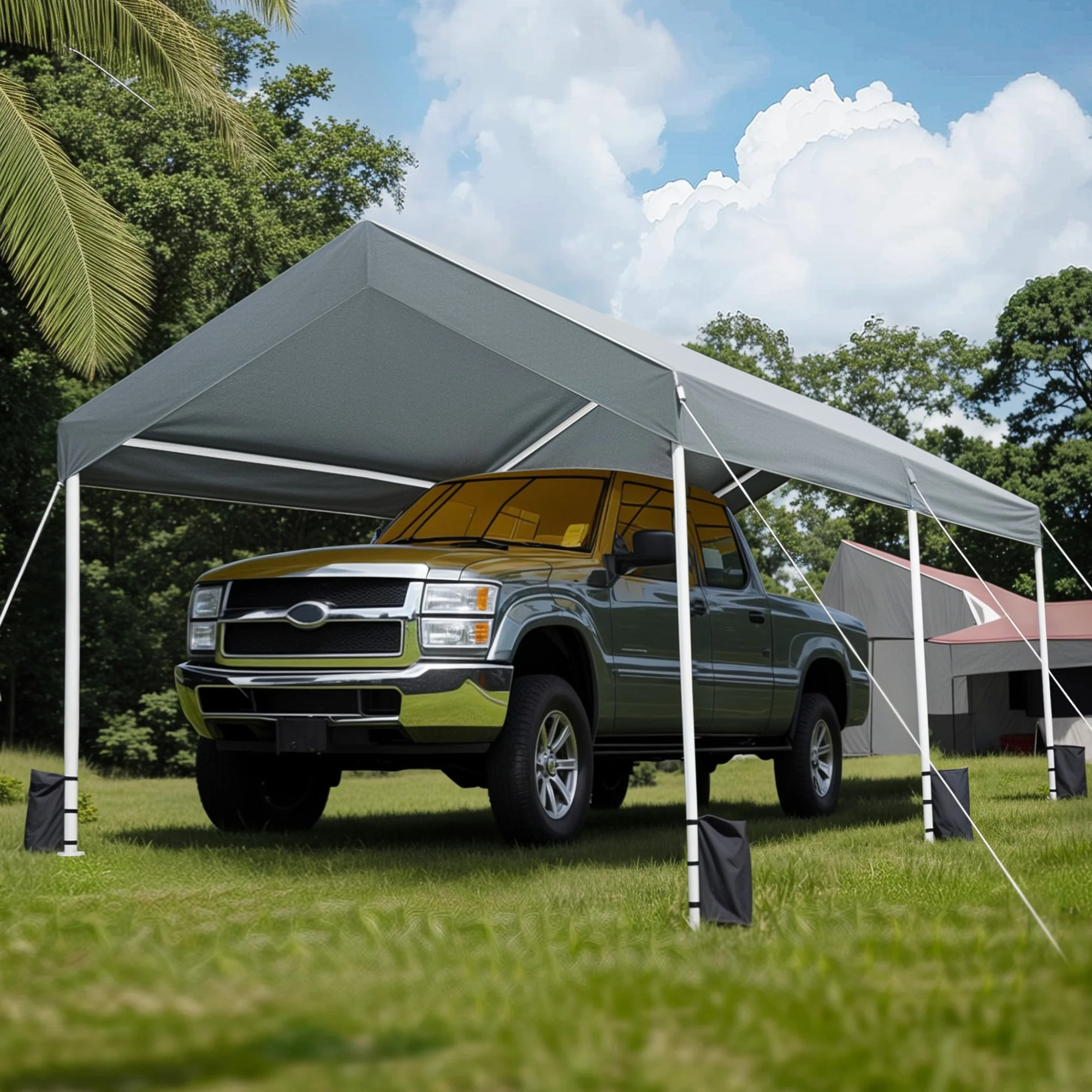 3x6m Waterproof Carport Canopy Portable Garage