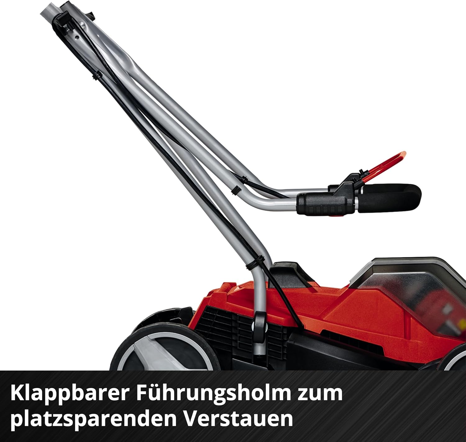 Einhell Akku-Rasenmäher GE-cm 36/33 Li Kit Power X-Change (36 V, 33cm Schnittbreite, bis 250 m2, 30L Fangkorb, 25-65 mm Schnitthöhe, inkl. 2X 2,5 Ah Akkus + 2X Ladegeräte)