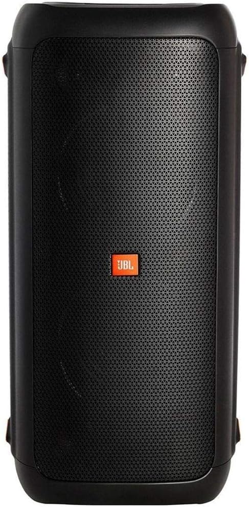 JBL PartyBox 710 - Schwarz – Trag - und rollbarer Bluetooth Party-Lautsprecher mit Lichteffekten – Spritzwassergeschützte, mobile Musikbox