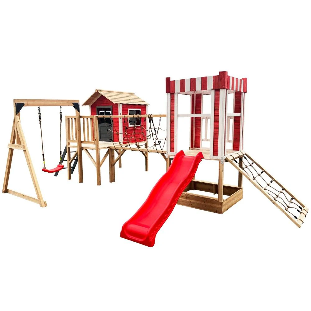Parque De Juegos Home Deluxe Wunderland 340  X 555  X 215 Cm - Naturaleza