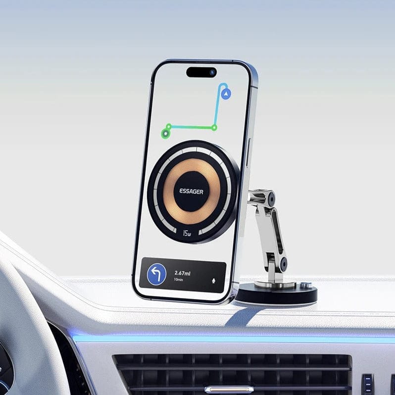 Magnetic Wireless Car Charger 15W Fast Charging
