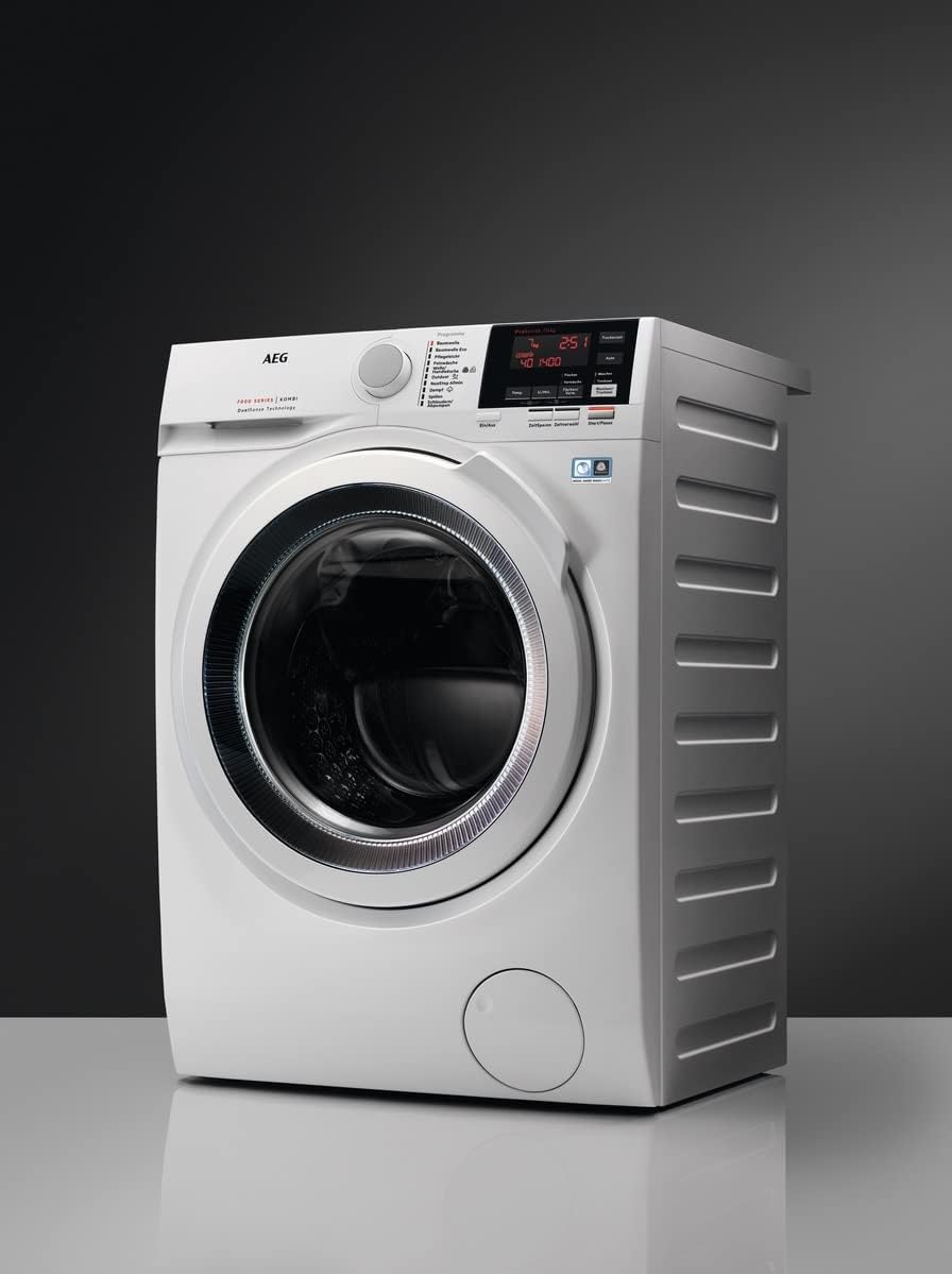 AEG L7WBA60680 Waschtrockner / DualSense - schonende Pflege / 8 kg Waschen / 5 kg Trocknen / D / energiesparend / Mengenautomatik / Nachlegefunktion / ProSteam - Auffrischfunktion / 1600 U/min