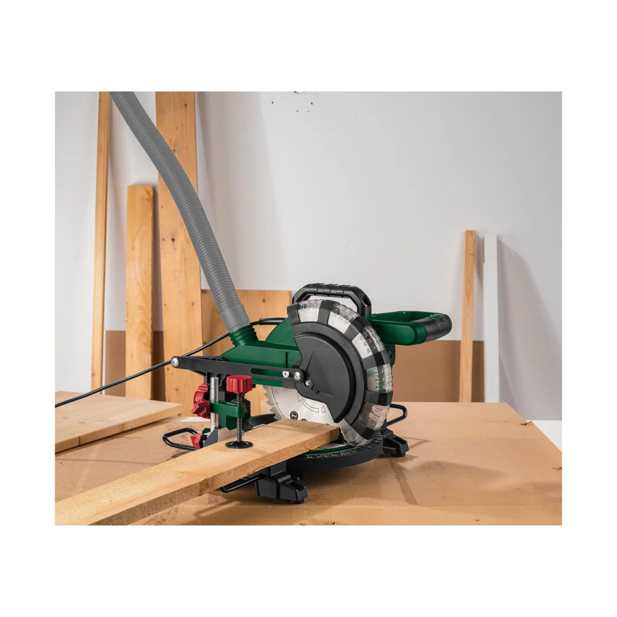 PARKSIDE? Afkort- en verstekzaag ?PKS 1500 C4?, 1500 W, met laser - B-keus, zo goed als nieuw