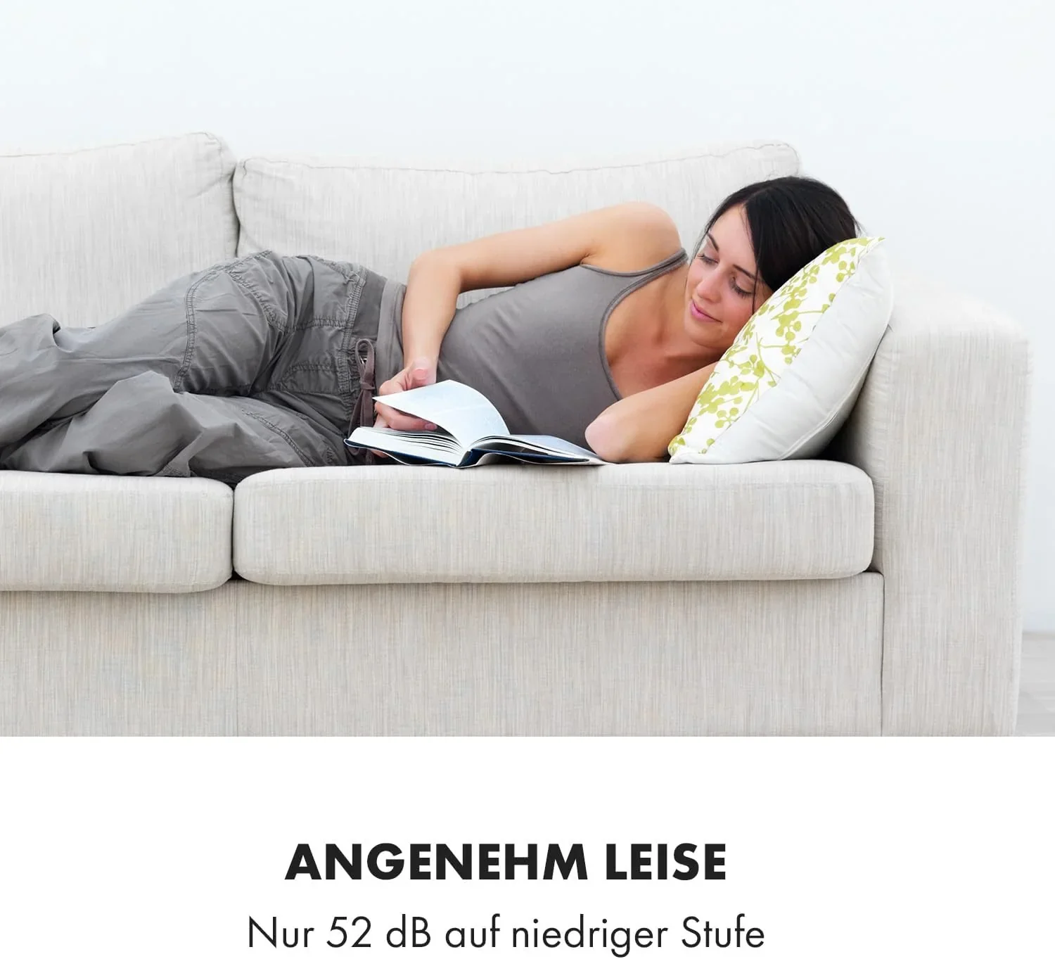 Klarstein Mobile Klimaanlage mit Abluftschlauch, 3-in-1 Klimager?t mit Ventilator, Luftentfeuchter & Nachtmodus, Kleine & Portable Klimaanlage f��r Wohnung & B��ro, 12000 BTU Niedrig Verbrauch