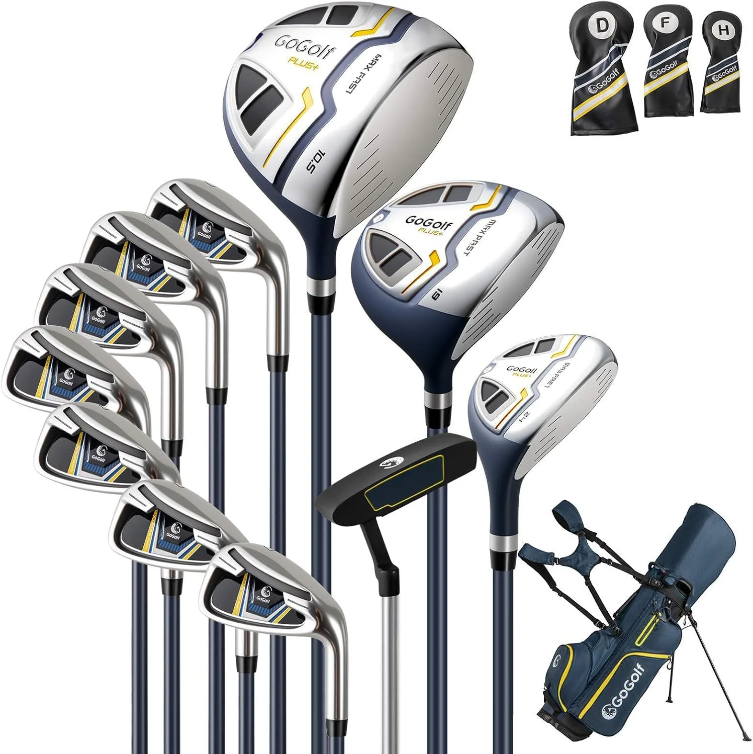 Men's Complete Golf Clubs and Bag Set