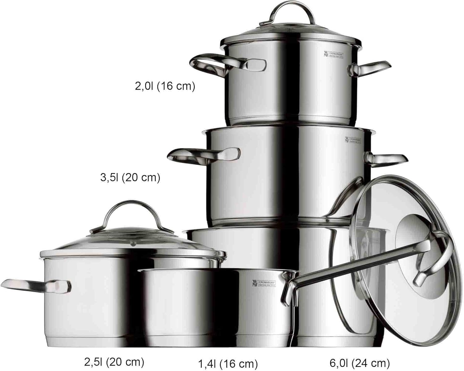 WMF Kult X Doppel- Induktionskochfeld 2 Platten, Kochplatte bis 28 cm, 2 Kochzonen, 8 Stufen, Topferkennung,Touch-Display, Glaskeramik, Timer-Funktion, 3500 W