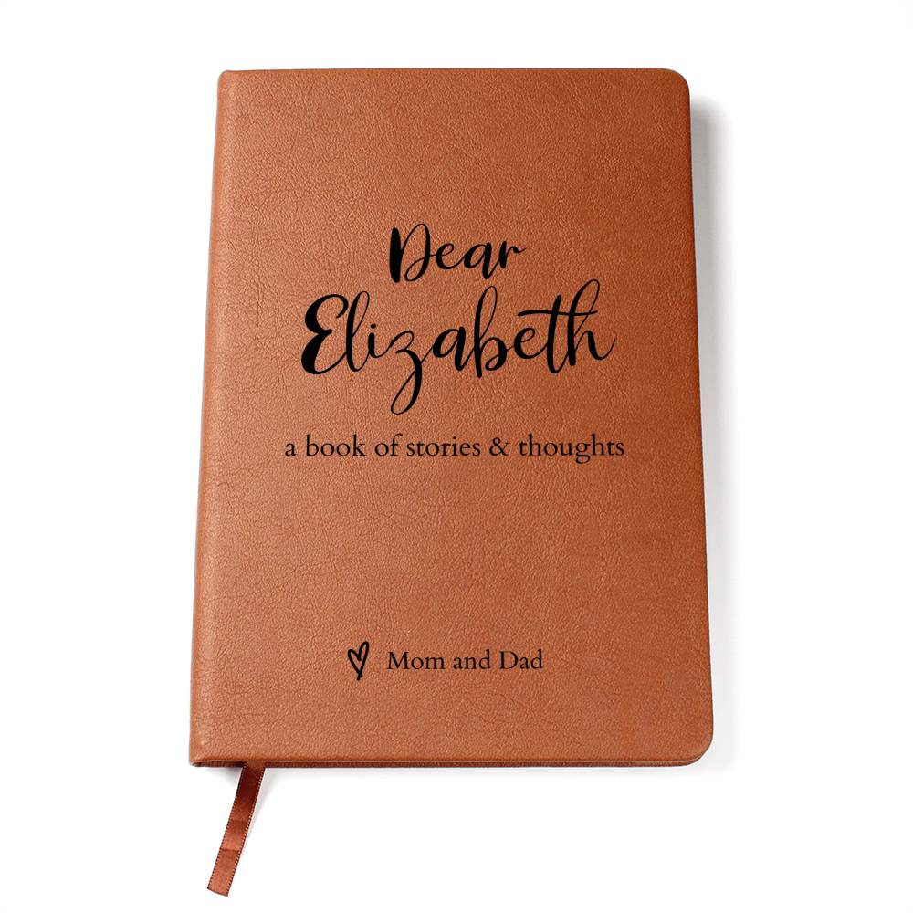 Personalized Leather Journal for Mom, Personalized Baby Shower Gift, Dear Baby Journal, Sentimental Gift for Baby Shower