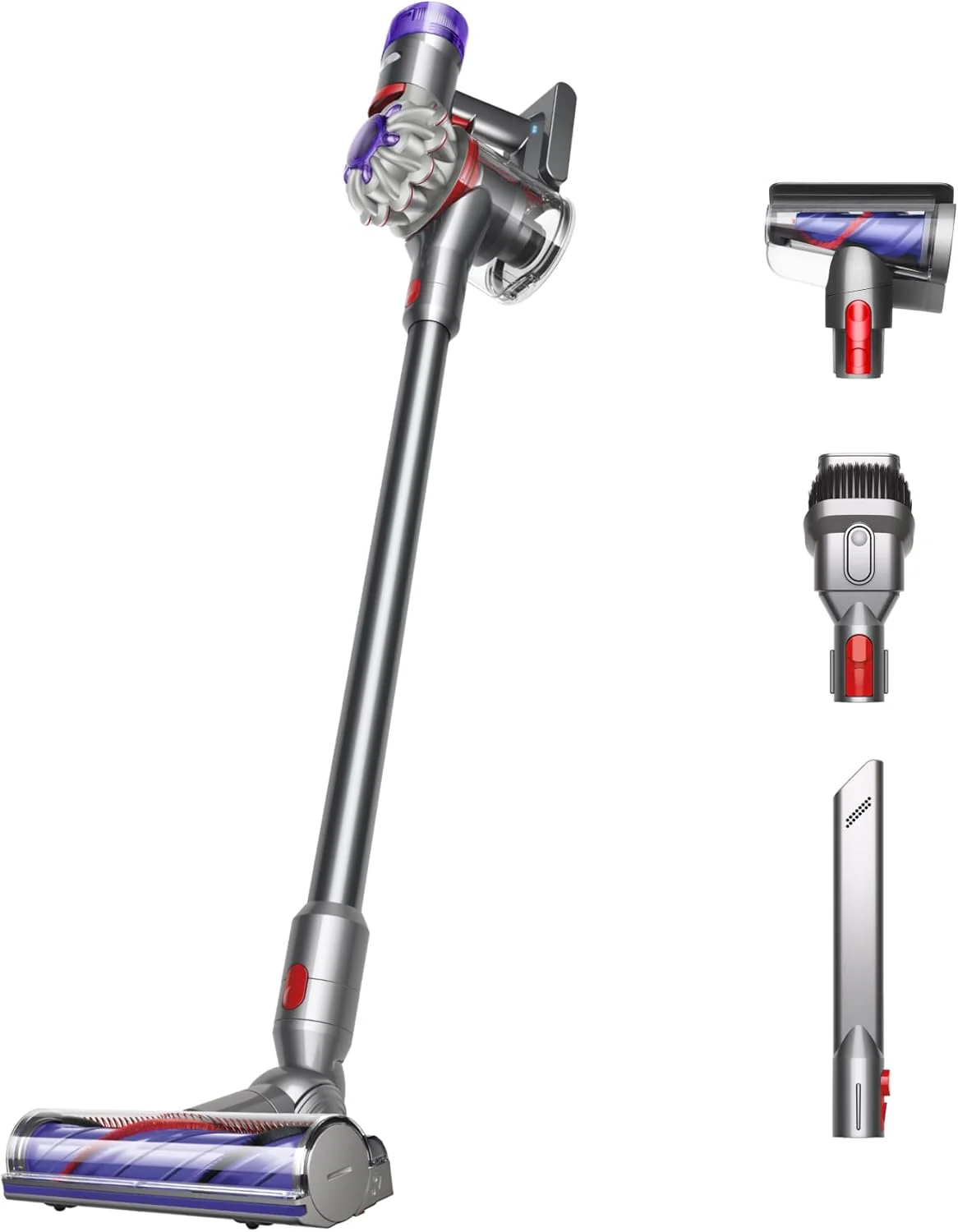 Dyson V8 Cordless Vacuum. Cleans Hard Floors and Carpets. Detangles. Converts to Handheld. 115AW. 2 Power Modes. Up to 40 Minutes鹿