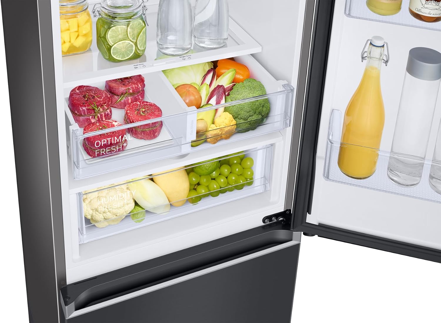 Samsung Kühl-/Gefrierkombination mit AI Energy Mode und Frischeschubladen, 344 l
