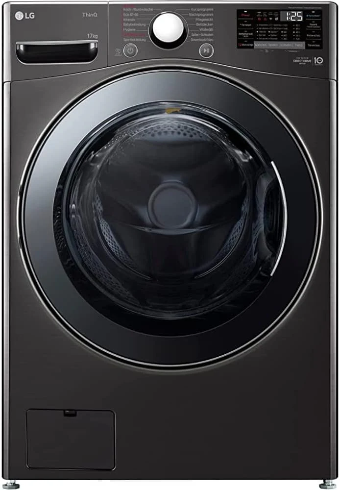 LG F4WV7080, Klasse A, Voorlader Wasmachine 8 kg, 1400 tpm, AI Direct Drive, Wi-Fi, Dieptereiniging met Stoom, Grote Capaciteit, TRIPLE A, Veiligheidsglas Buitendeur, 62 x 60 x 85 cm ? Wit