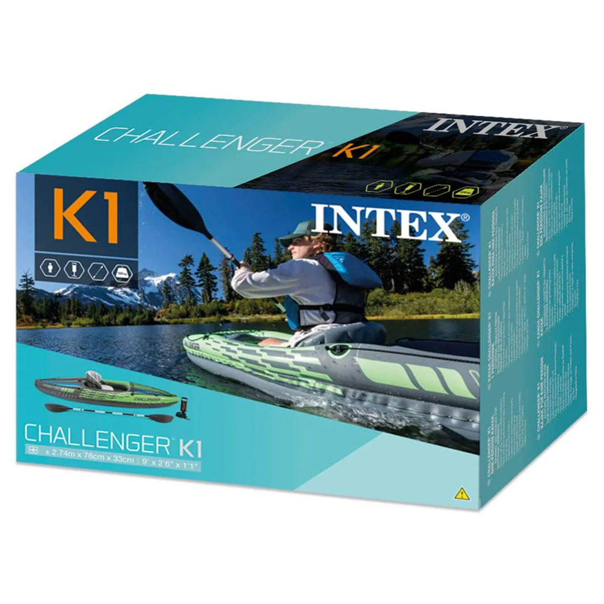 2025 Intex Challenger K1 Opblaasbare Kajak