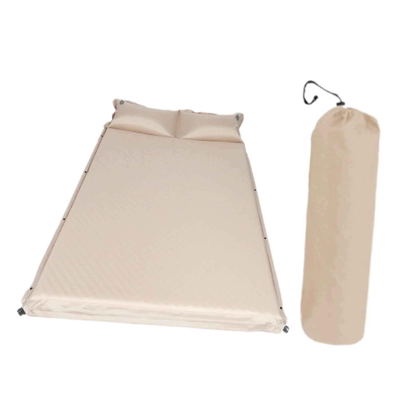 Simhoa Automatische Luchtmatras voor Kamperen, Zelfopblazende Slaapmat met Ingebouwde Pomp, Compact Tweepersoonsluchtbed voor Wandelen, Picknicken, Reizen