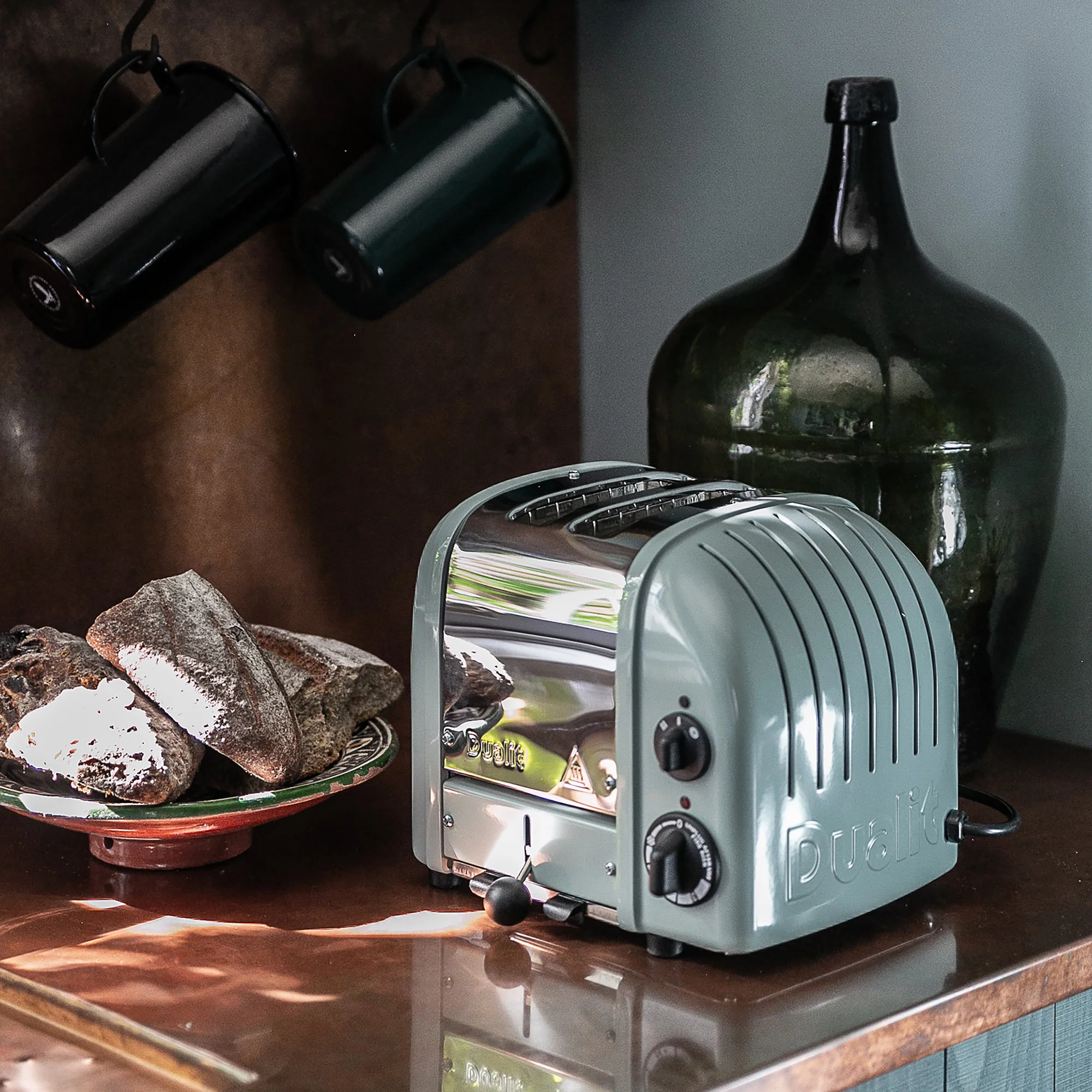 2025 Dualit Toaster Set 2 �C 2-sleuf Broodrooster met Broodjeshouder en Sandwich Tang