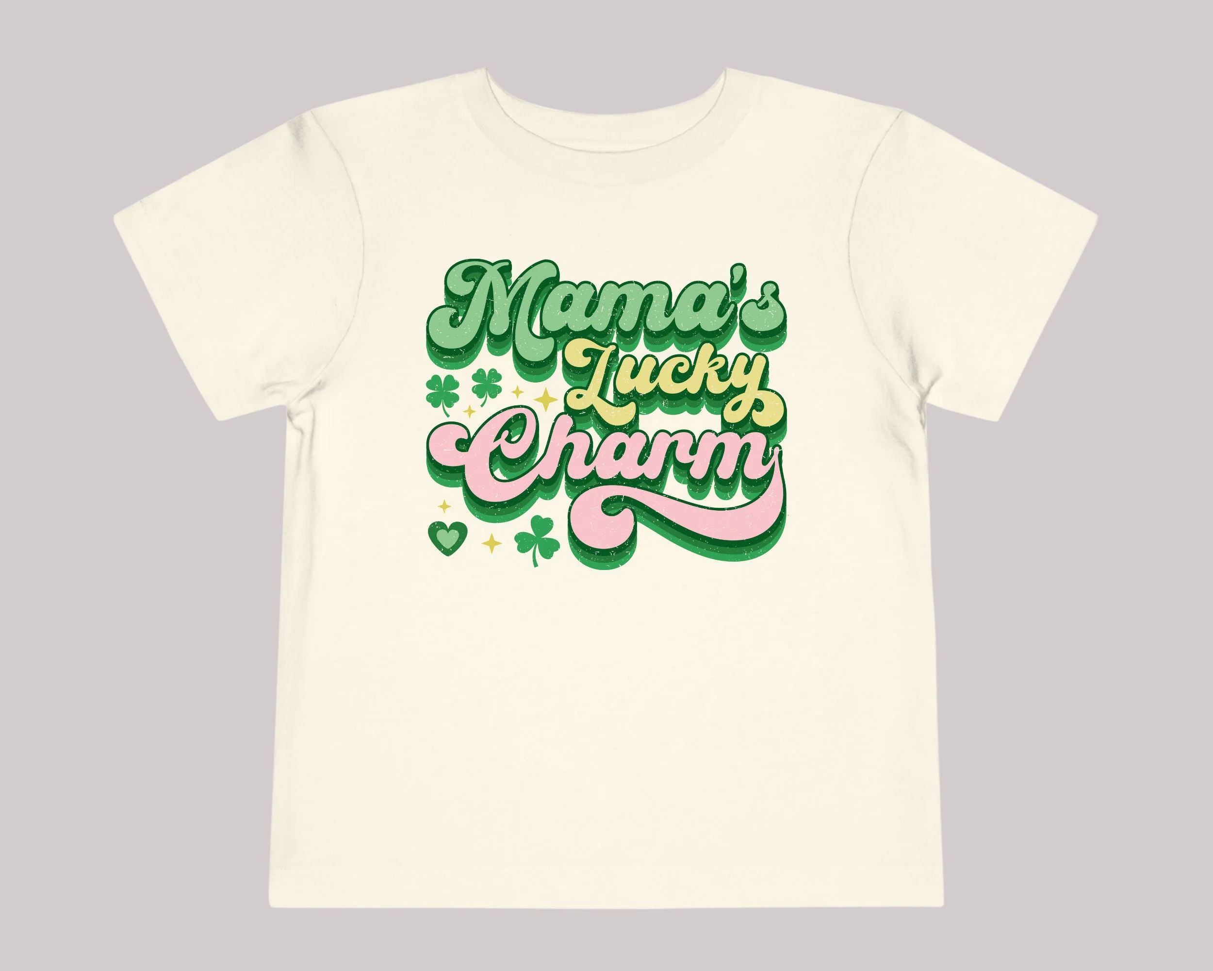 Mama's Lucky Charm Shirt and Baby Romper