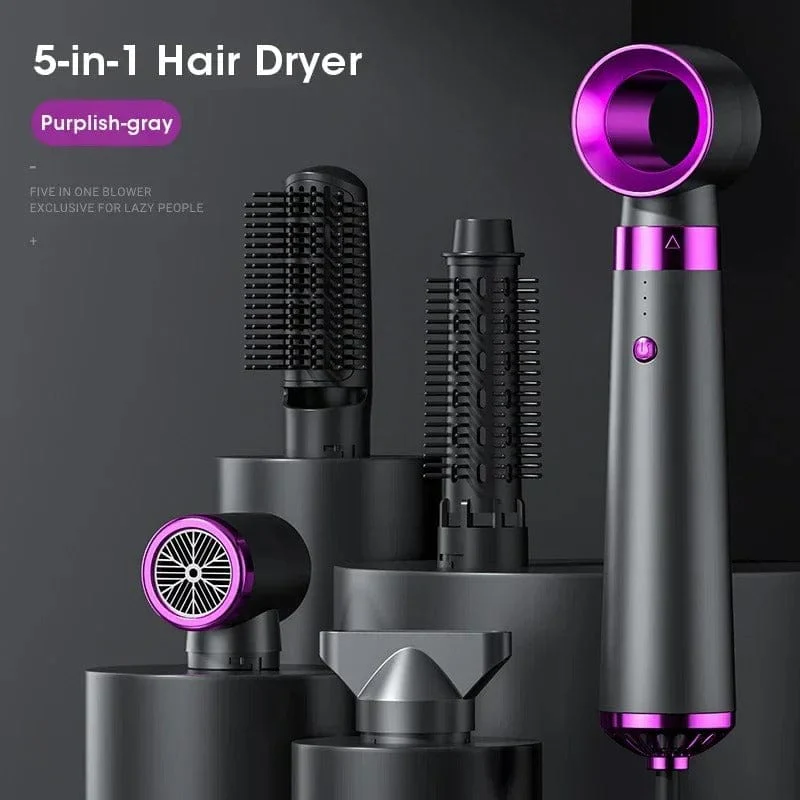 5-in-1 Multifunction Hair Dryer ¨C Hot Air Brush with Automatic Curling