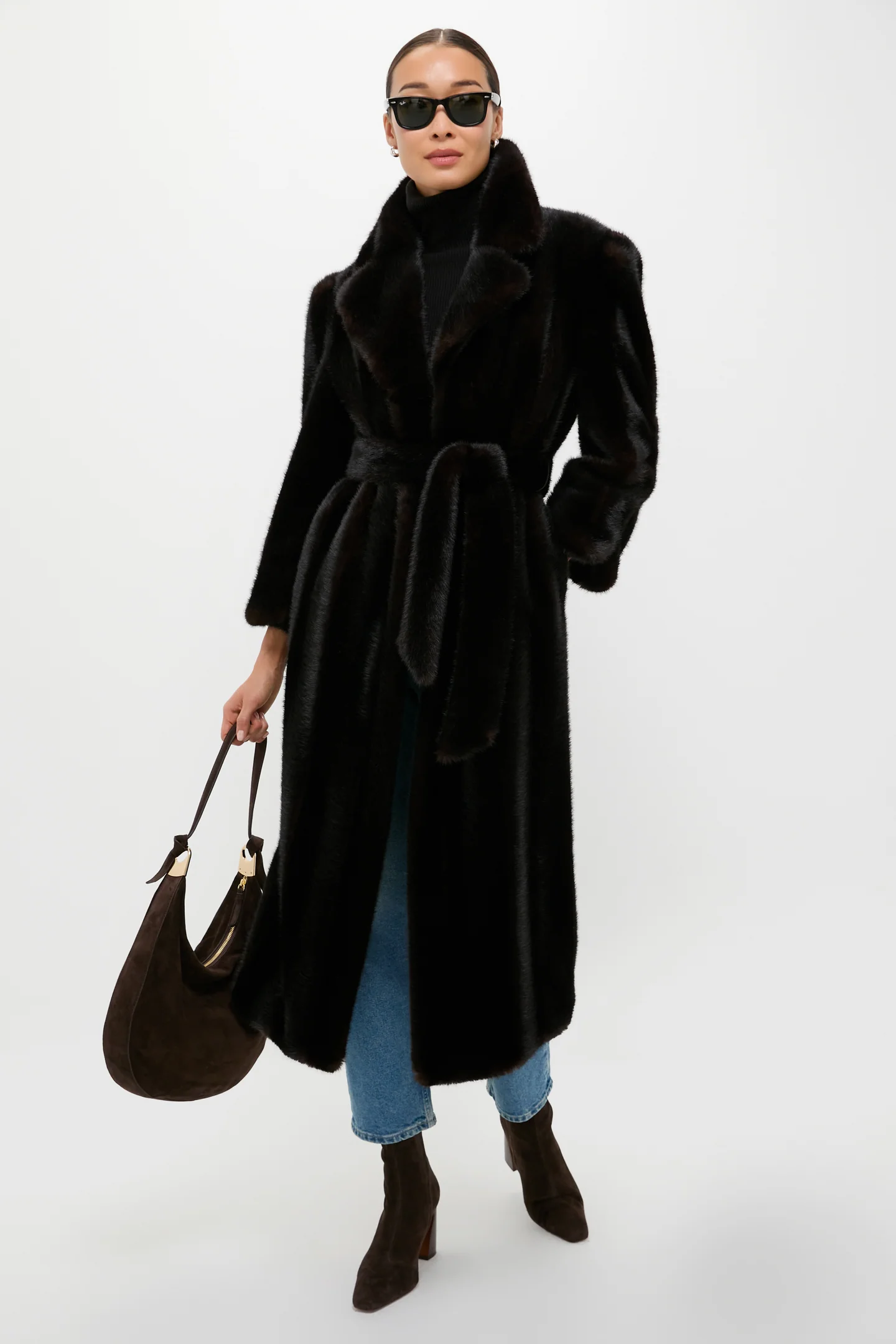 Tuckernuck Brown Fur Carmella Coat