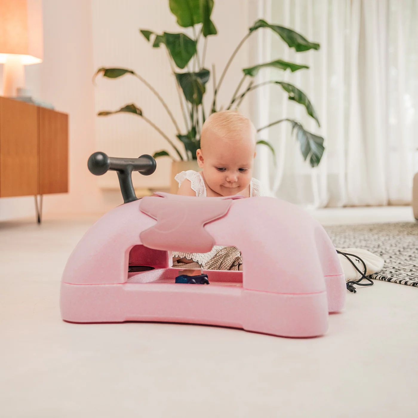 2025 Scoot and Ride My First 3-in-1 Babywalker & Glijder in Roze