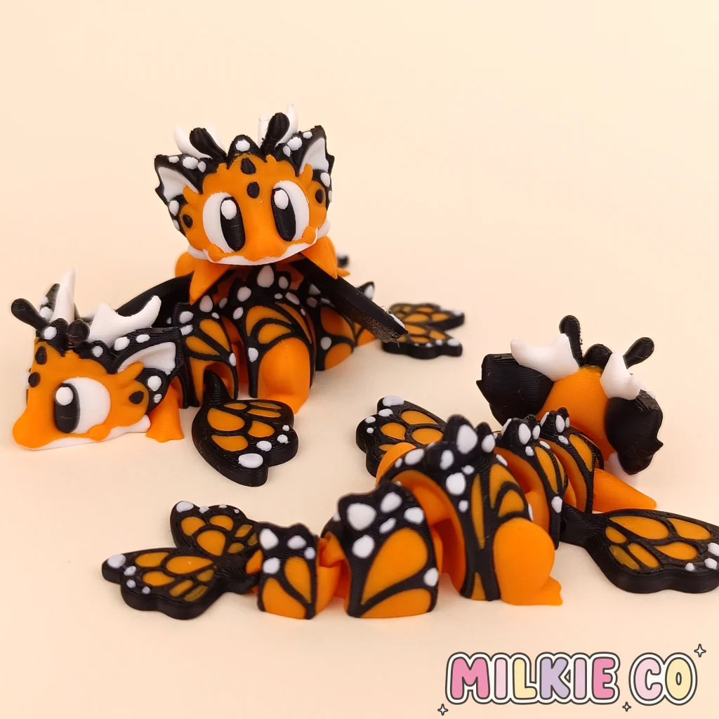 Butterfly Dragon Keychain