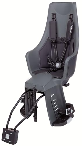 BOBIKE 8011100028   Seggiolino posteriore EXCLUSIVE MAXI PLUS per biciclette con ruote da 26” a 29” con ancoraggio al telaio a colori Grigio Urban : Sport e tempo libero