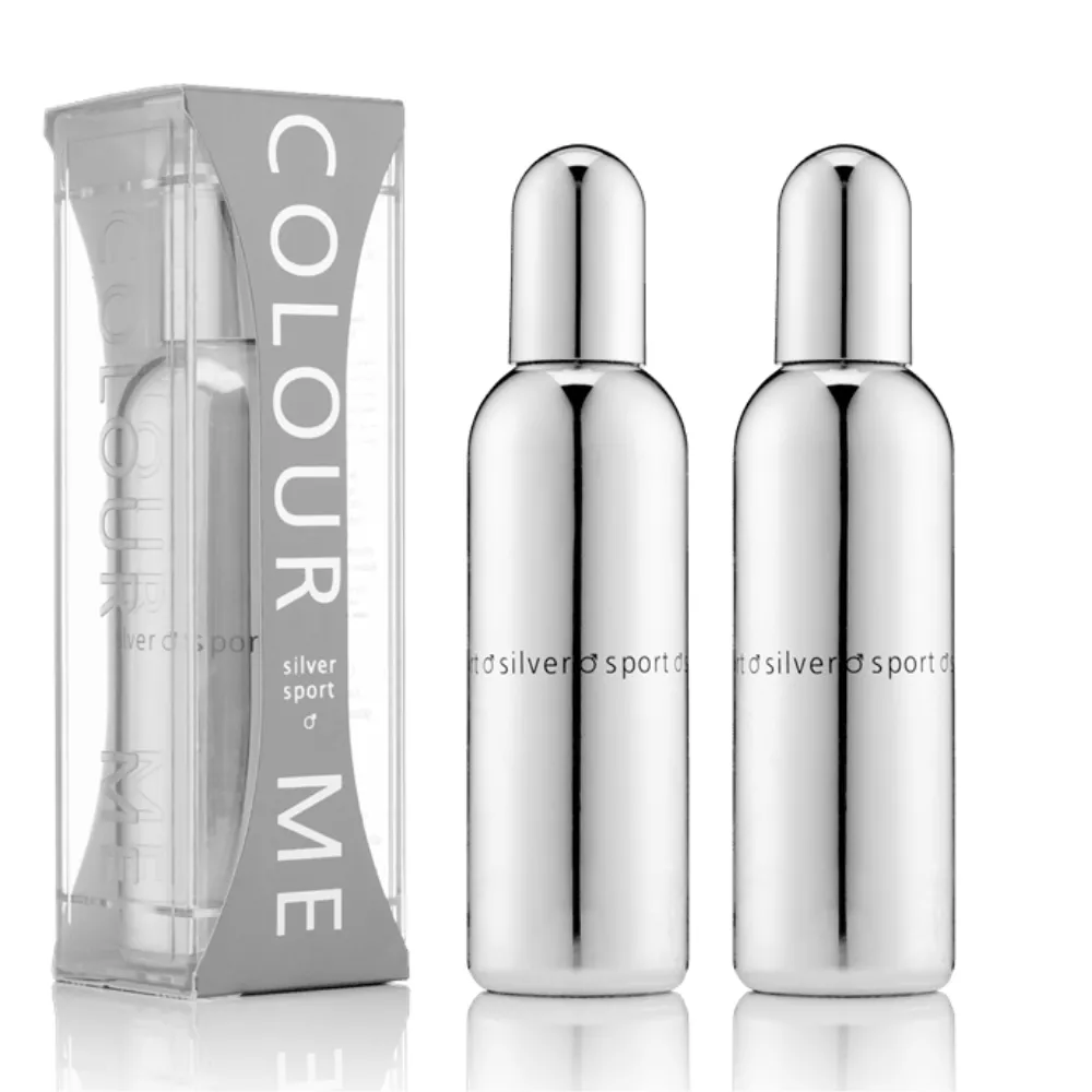 Colour Me Silver Sport Eau De Parfum for Him �C Men's Fresh Citrus Spicy Fragrance