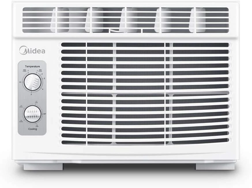 Midea 6,000 BTU Window Air Conditioner, 3-in-1 Cool/Fan/Dehumidifier Window AC Unit