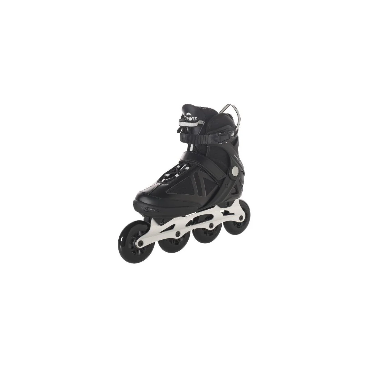CRIVIT Dames Inlineskates, Softboot, 38, zwart - B-keus als nieuw