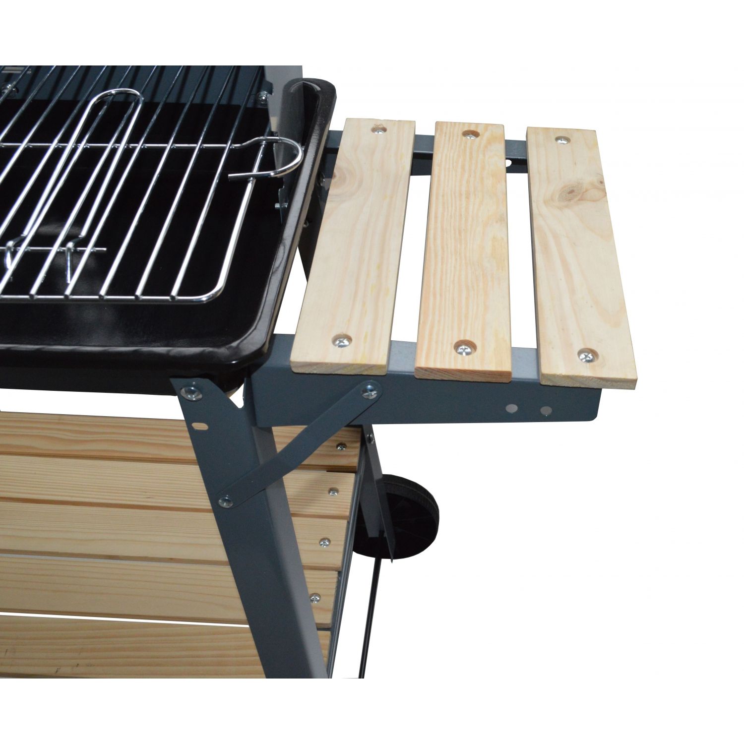 Grill węglowy i ze stali nierdzewnej Buffalo Design