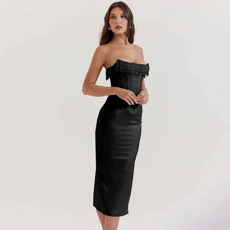 Elegantes tr?gerloses Kleid