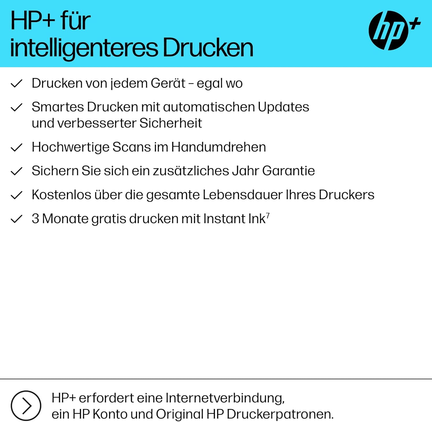 HP OfficeJet Pro 9720e A3-Multifunktionsdrucker, Drucken bis A3, 3 Monate gratis drucken mit HP Instant Ink inklusive, HP+, Drucker, Scanner, Kopierer, Fax, WLAN, LAN, Duplex, Airprint, Grau-Weiß