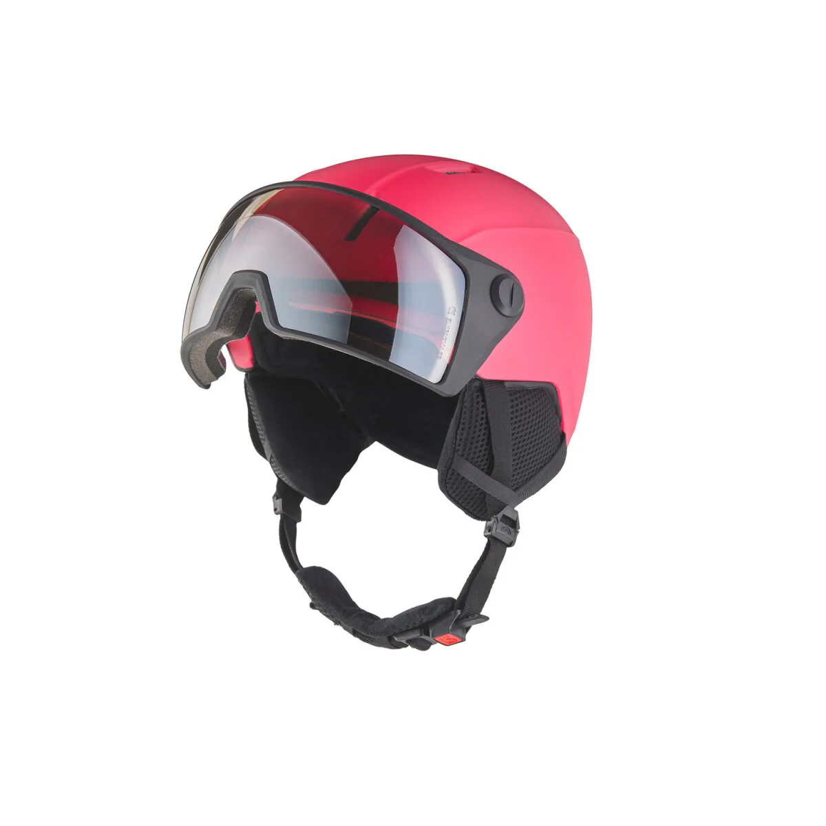CRIVIT Kinder ski- en snowboardhelm met vizier (bessen) - B-keus transportschade cosmetisch