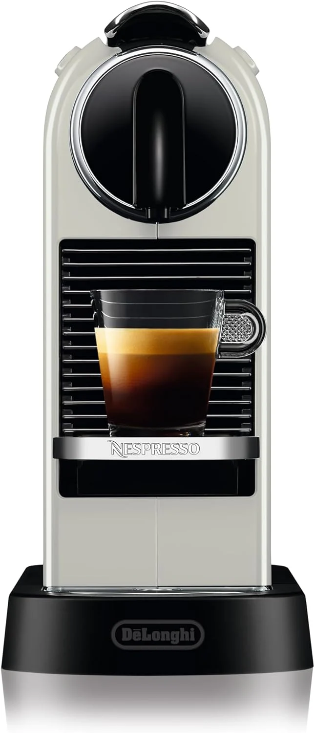 Nespresso De'Longhi EN267.BAE Citiz koffiezetapparaat met melkopschuimer, energiebesparende functie, 1710W, 1 liter, 37.2 x 21.8 x 27.7 cm, zwart