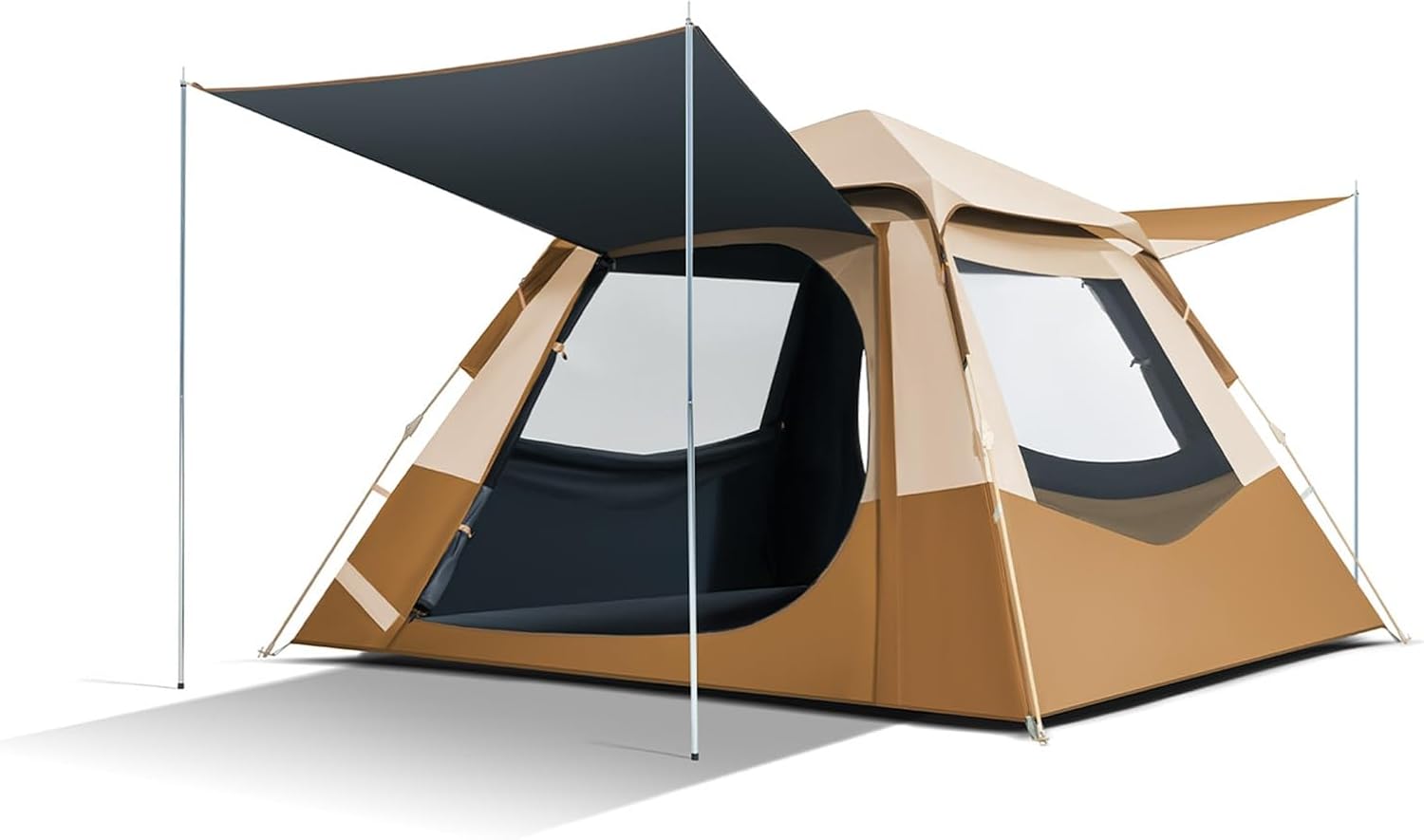 NEONMAN Pop up Zelt, Outdoor-campingzelt Trekkingzelt 360° Atmungsaktiv UV-beständig Wasserdicht Winddicht Schützt die Privatsphäre und öffnet Sich Automatisch, Campingtauglich