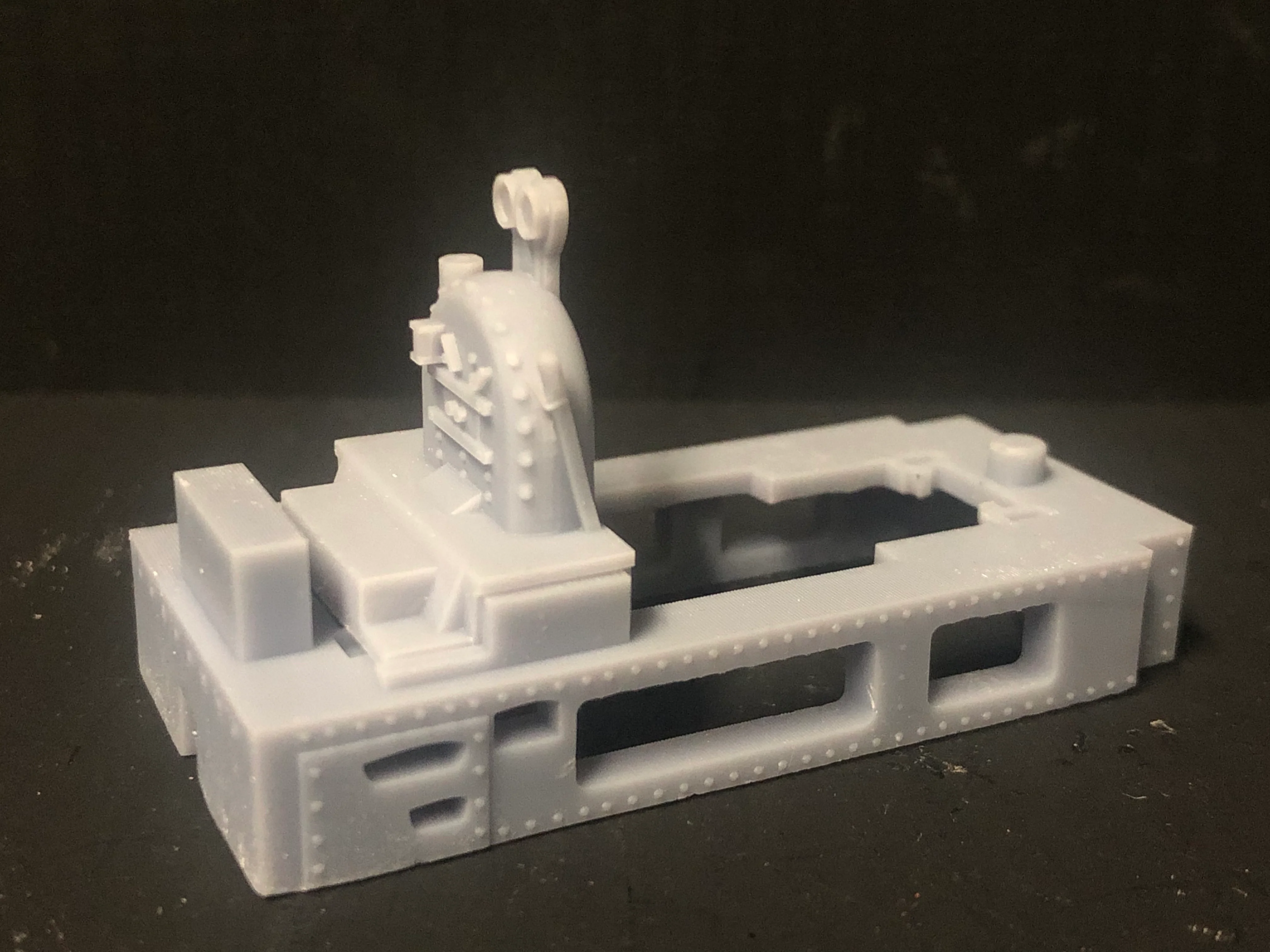 OO9/009 Kerr Stuart Open Cab Steam Loco that fits the Kato chassis 11-109