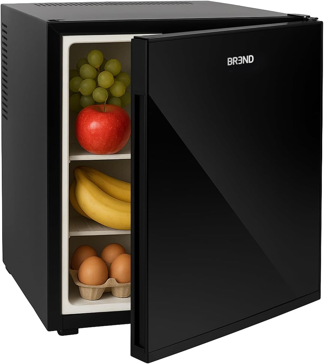 BREND BR-2240 Mini réfrigérateur thermoélectrique - 44 L - Silencieux 35 dB - LED - Économe en énergie - Pour chambre, bureau ou camping