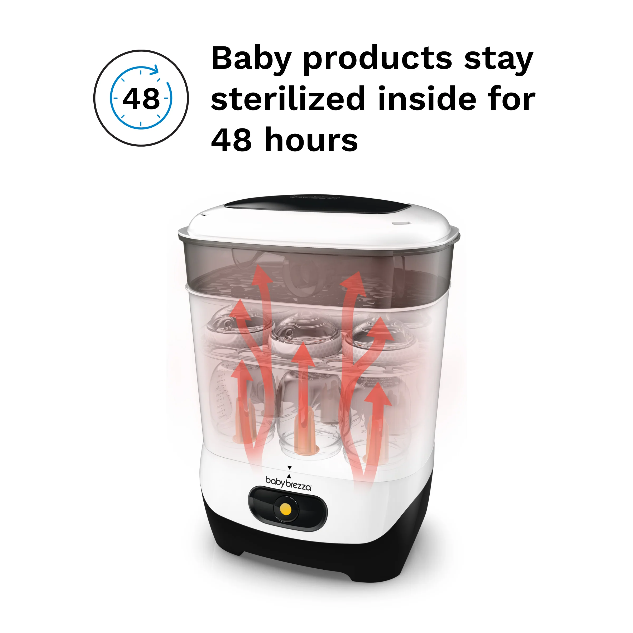 One Step? Babyfles Sterilisator - 4-in-1 Grootste Capaciteit Elektrische Stoomsterilisator